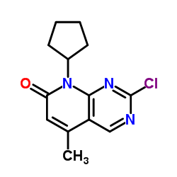 2-chloro-8-cyclopentyl-5-methylpyrido[2,3-d]pyrimidin-7-one_1013916-37-4
