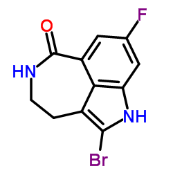 2-bromo-8-fluoro-4,5-dihydro-1H-azepino[5,4,3-cd]indol-6(3H)-one_283173-80-8