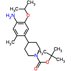 tert-butyl 4-(4-amino-5-isopropoxy-2-methylphenyl)piperidine-1-carboxylate_1032903-63-1