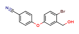 4-(4-bromo-3-(hydroxyMethyl)phenoxy)benzonitrile_906673-45-8