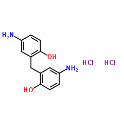 4-amino-2-[(5-amino-2-hydroxyphenyl)methyl]phenol,dihydrochloride_27311-52-0