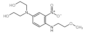 2-[N-(2-hydroxyethyl)-4-(2-methoxyethylamino)-3-nitroanilino]ethanol_23920-15-2
