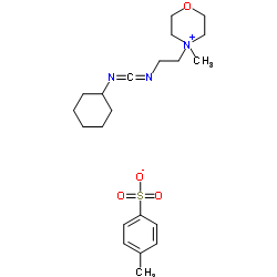 N-cyclohexyl-N-[2-(4-methyl-1-oxa-4-azoniacyclohex-4-yl)ethyl]methanediimine,4-methylbenzenesulfonic acid_2491-17-0