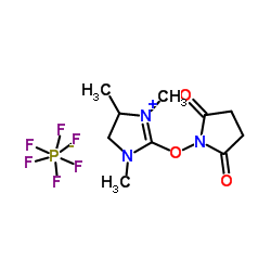 2-(2,5-dioxopyrrolidin-1-yloxy)-1,3-dimethyl-3,4,5,6-tetrahydropyrimidin-1-ium hexafluorophosphate_443305-33-7