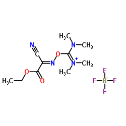 O-[(Ethoxycarbonyl)cyanomethyleneamino]-N,N,N',N'-tetramethyluronium Tetrafluoroborate_136849-72-4