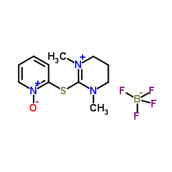 1-oxido-2-[(1,3,4-trimethyl-4,5-dihydroimidazol-1-ium-2-yl)sulfanyl]pyridin-1-ium,tetrafluoroborate_367252-09-3