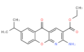 ethyl 2-amino-5-oxo-7-propan-2-ylchromeno[2,3-b]pyridine-3-carboxylate_68301-99-5