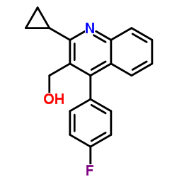 (2-Cyclopropyl-4-(4-fluorophenyl)quinolin-3-yl)methanol_121660-11-5