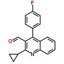 2-Cyclopropyl-4-(4-fluorophenyl)quinoline-3-carbaldehyde_121660-37-5