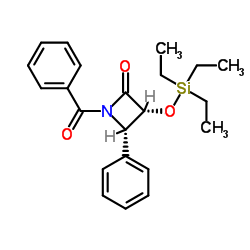 (3R,4S)-1-benzoyl-4-phenyl-3-triethylsilyloxyazetidin-2-one_
