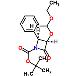 tert-butyl (3R,4S)-3-(1-ethoxyethoxy)-2-oxo-4-phenylazetidine-1-carboxylate_201856-57-7