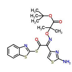 2-Mercaptobenzothiazolyl-(Z)-(2-aminothiazol-4-yl)-2-(tert-butoxycarbonyl) isopropoxyiminoacetate_89604-92-2