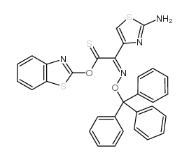 (Benzothiazol-2-yl)-(Z)-2-trityloxyimino-2-(2-aminothiazole-4-yl)-thioacetate_143183-03-3
