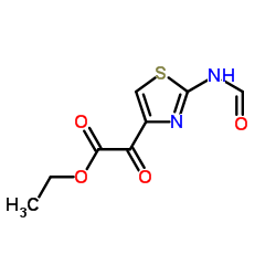 Ethyl 2-(2-formylaminothiazol-4-yl) glyoxylate_64987-03-7