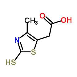 2-Mercapto-4-methyl-5-thiazoleacetic acid_34272-64-5