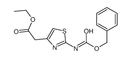 ethyl 2-[2-(phenylmethoxycarbonylamino)-1,3-thiazol-4-yl]acetate_92592-02-4