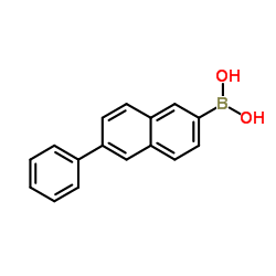 (6-phenylnaphthalen-2-yl)boronic acid_876442-90-9