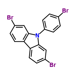 2,7-Dibromo-9-(4-bromophenyl)-9H-carbazole_1313900-20-7