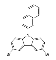 9-(2-naphthalenyl)-3,6-Dibromo-9H-carbazole_1221237-83-7