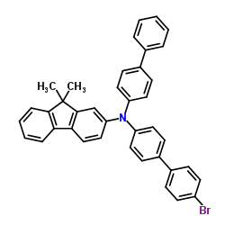 N-(biphenyl-4-yl)-N-(4'-broMobiphenyl-4-yl)-9,9-diMethyl-9H-fluoren-2-amine_1268621-99-3