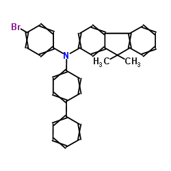 N-([1,1'-Biphenyl]-4-yl)-N-(4-bromophenyl)-9,9-dimethyl-9H-fluoren-2-amine_1246562-40-2