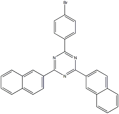 2-(4-bromophenyl)-4,6-di(naphthalen-2-yl)-1,3,5-triazine_1616841-66-7
