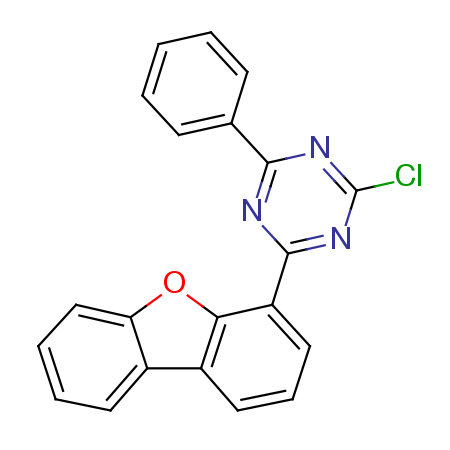 2-Chloro-4-dibenzofuran-4-yl-6-phenyl-[1,3,5]triazine_1472729-25-1