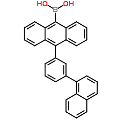 (10-(3-(naphthalen-1-yl)phenyl)anthracen-9-yl)boronic acid_1084334-60-0
