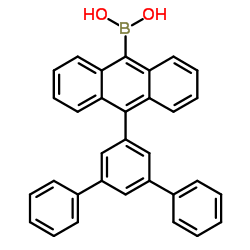 (10-([1,1':3',1''-terphenyl]-5'-yl)anthracen-9-yl)boronic acid_1415334-59-6