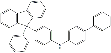 N-(4-(9-phenyl-9H-fluoren-9-yl)phenyl)-[1,1'-biphenyl]-4-amine_955959-89-4
