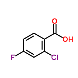 2-Chloro-4-fluorobenzoic acid_2252-51-9