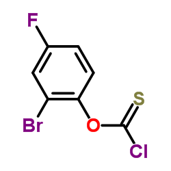 2-bromo-4-fluorophenyl chlorothioformate_1284227-56-0