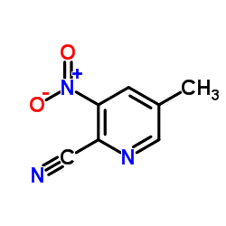 5-Methyl-3-nitropicolinonitrile_1089330-68-6