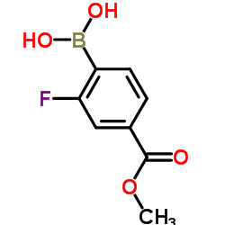 2-Fluoro-4-(methoxycarbonyl)phenylboronic acid_603122-84-5