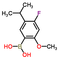 (4-Fluoro-5-isopropyl-2-methoxyphenyl)boronic acid_875446-29-0