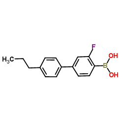 4-Propyl-3'-Fluorobiphenyl-4'-Boronic Acid_909709-42-8