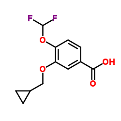 3-Cyclopropylmethoxy-4-difluoromethoxybenzoic Acid_162401-62-9