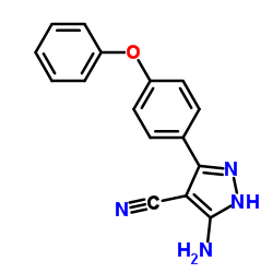 3-Amino-5-(4-phenoxyphenyl)-1H-pyrazole-4-carbonitrile_330792-70-6