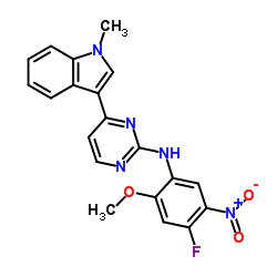 N-(4-Fluoro-2-methoxy-5-nitrophenyl)-4-(1-methyl-1H-indol-3-yl)-2-pyrimidinamine_1421372-94-2