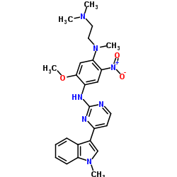 N1-(2-(dimethylamino)ethyl)-5-methoxy-N1-methyl-N4-(4-(1-methyl-1H-indol-3-yl)pyrimidin-2-yl)-2-nitrobenzene-1,4-diamine_1421372-67-9