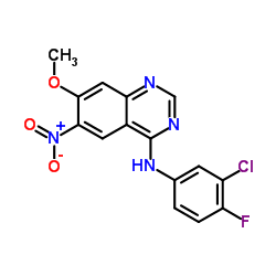 N-(3-chloro-4-fluorophenyl)-7-methoxy-6-nitroquinazolin-4-amine_179552-74-0