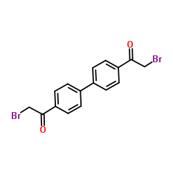 2-bromo-1-[4-[4-(2-bromoacetyl)phenyl]phenyl]ethanone_4072-67-7