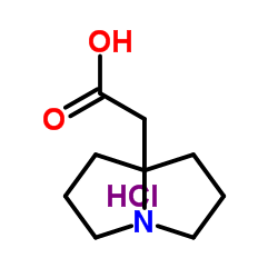 Tetrahydro-1H-pyrrolizine-7a(5H)-acetic acid hydrochloride_124655-63-6