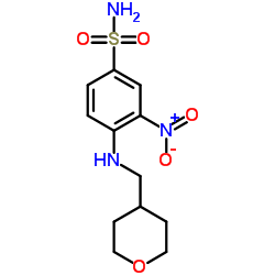 3-nitro-4-(((tetrahydro-2H-pyran-4-yl)methyl)amino)benzenesulfonamide_1228779-96-1