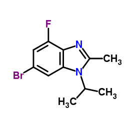 6-Bromo-4-fluoro-1-isopropyl-2-methyl-1H-benzo[d]imidazole_1231930-33-8