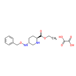 ethyl (2S,5R)-5-[(benzyloxy)amino]piperidine-2-carboxylate ethanedioate_1416134-48-9