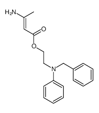 2-(N-benzylanilino)ethyl 3-aminobut-2-enoate_111011-79-1
