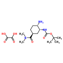 Tert-Butyl [(1R,2S,5S)-2-amino-5-[(dimethylamino)carbonyl]cyclohexyl]carbamate oxalate_1210348-34-7