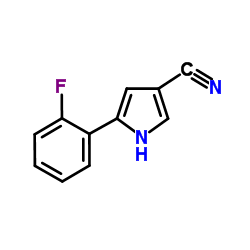 5-(2-fluorophenyl)-1H-pyrrole-3-carbonitrile_1240948-77-9