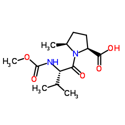 (2S,5S)-1-((S)-2-METHOXYCARBONYLAMINO)-3-METHYLBUTYRYL)-5-METHYLPYRROLIDINE-2-CARBOXYLIC ACIDpyrrolidine-2-carboxylic acid_1335316-40-9